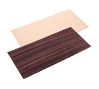 FUNOMOCYA 2pcs Wood Guitar Head Veneers Replacement Set with Maple and Rosewood for Acoustic Folk Classical Guitars Decorative Head Plates Suitable for Repair