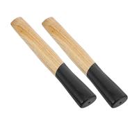 FUNOMOCYA 2pcs Wooden Hammer Handle Replacement with Crack Resistance and Comfortable Grip, 9.82x1.30x0.98in Size for Masonry, Woodworking, and Construction Use