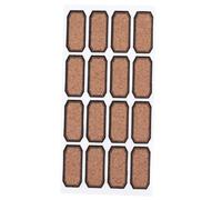 FUNOMOCYA 2pcs Wooden Kraft Label Stickers Self-Adhesive Name Tags for Office Classification and DIY Labeling Non-Odor Stickers for Bottles and Presents