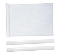 FUNOMOCYA 3 Rolls Self-adhesive Transparent PVC Book Cover Clear Protective Wrapper for School Books Magazine DIY Protector