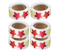 FUNOMOCYA 3000pcs Small Star Stickers Self-Adhesive for Reward Chart Classroom Incentive Positive Reinforcement Sparkly Decals for Crafts Scrapbooking Arts