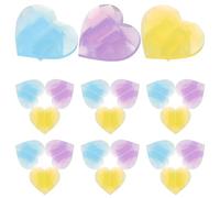 FUNOMOCYA 30pcs Bike Spoke Decorations Heart-Shaped Beads Colorful Bicycle Wheel Decor for Mountain Bikes for Boys and