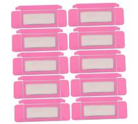 FUNOMOCYA 30pcs False Eyelash Organizer Boxes Lightweight Eyelash Storage Case with Fluorescent Right Angle Design for Cosmetic Bag Makeup Table Protection and Easy Display
