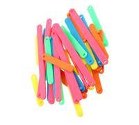 FUNOMOCYA 30pcs Geometry Manipulatives Plastic Sticks with Lengths for Classroom Montessori Math Teaching Tools Triangle Side Relationships Square Rectangle Learning Aid