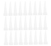 FUNOMOCYA 30pcs Precision Glue Applicator Tips with Fine Nozzle Extenders Dispensing Bottle Caps for Crafting Woodworking Resin Projects Even Coverage and Plastic Design