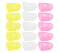 FUNOMOCYA 30pcs Silicone Guitar Finger Tips Protector Finger Caps for Guitar Mandolin Bass Beginners Playing Protecting Fingertips
