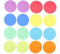 FUNOMOCYA 36pcs Carpet Dots for Classroom Colored Spot Markers with Writable Surface Bright Floor Circles for Student Training Educational Games Agility Exercises and Organized Seating