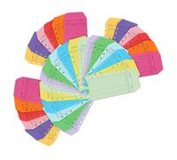 FUNOMOCYA 36Pcs Colorful Cash Stuffing Envelopes Sturdy Cardstock Secure Seal Budget Organizer for Business Banks Stores Retail and Restaurants Easy Categorization and