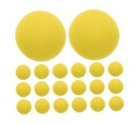FUNOMOCYA 36pcs Soft EVA Round Balls for Game and Launch Party Lightweight Foam Practice Balls for Indoor Outdoor Play Stress Relief and Hand Muscle Strengthening