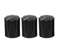FUNOMOCYA 3pcs Aluminum Alloy Electric Guitar Potentiometer Volume Tone Control Knobs Shaft for Guitar Amplifiers Effects Pedals