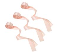 FUNOMOCYA 3pcs Ballet Shoe Ribbons Satin Straps for Women Yards Pointe Shoe Laces with Quick Wrap Design for Stage Performance