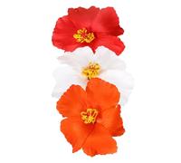 FUNOMOCYA 3pcs Bohemian Flower Hair Clips, Adorable Cloth Hair Barrette Accessories, Safe and Abundant Supply, for Beach and Casual Hairstyles