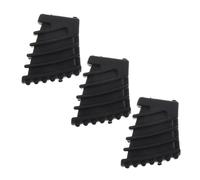 FUNOMOCYA 3pcs Drum Leg Plastic Cover Rubber Feet Slip Protector for Drum Stand Kit Accessories Replacement Part Non-slip Design for Studio Practice