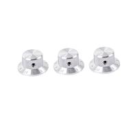 FUNOMOCYA 3pcs Electric Guitar Volume Control Knobs Ergonomic Design Easy to Install for Replacing Old Dirty Knobs Accessory for Guitarists