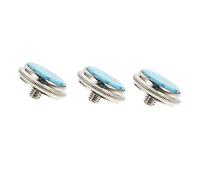 FUNOMOCYA 3pcs Musical Instrument Accessories Cornet Buttons Valve Caps Made of Material Easy to Carry