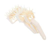FUNOMOCYA 3pcs Plastic Pastry Dough Roller with Spikes Handheld Pizza Dough Docking Tool for Baking Bread and Pastries Ergonomic Grip Plastic Suitable for Beginners and Professionals