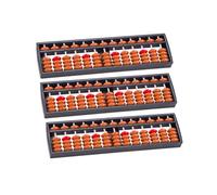 FUNOMOCYA 3pcs Portable Abacus Multi-function Arithmetic Training Tools Traditional Chinese Design Educational Counting for Brain Development and Numeracy Skills