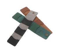 FUNOMOCYA 3pcs Portable Foldable Guitar Pick Holder Case with Compartments PU Leather Plectrum Organizer Bag for Electric and Acoustic Guitarists Compact Storage for Various Pick Lightweight