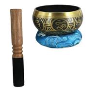 FUNOMOCYA 3pcs Relaxing Yoga Meditation Singing Bowl Set Mallet Cushion Tibetan Bowls for Healers Students