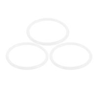 FUNOMOCYA 3pcs Rubber Ring for Singing Bowls, Smooth the Touch Rubber Mat Cushion Base, Convenient to Clean Sound Bowl Accessory for Home and Office Use
