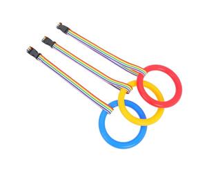 FUNOMOCYA 3pcs Safety Walking Rope for Toddlers with Comfortable Grip Handles and Sturdy Plastic Fiber Material, for Outdoor Group Activities and Crossing The Road, Boys and Girls Walking