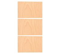 FUNOMOCYA 3Pcs Solid Hardwood Boat Decking Strips 80Mm X 4Mm White Maple Marine Deck Floor Material for Model Boat Building and Nautical Miniature Decoration