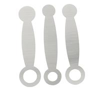 FUNOMOCYA 3pcs Stainless Steel Flute Repair Padding Tools Kit for Woodwind Piccolo Musical Instrument Accessories