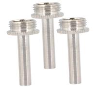 FUNOMOCYA 3pcs Stainless Steel Trumpet Piston Stem Lightweight Connecting Rod Easy to Install and Clean Silver Trumpet Accessory for Band and Orchestra Use