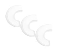 FUNOMOCYA 3pcs Transparent Rubber Sleeve for Saxophone Neck Strap Hooks Wear Resistant Swivel Protector Cover for Alto Tenor Soprano Sax Accessories Replacement for Metal Hook Abrasion