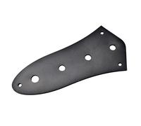 FUNOMOCYA 4 Vintage Control Plate for Guitar Black Plate Compatible with Various Electric Guitar Models Replacement for Vintage Style Instruments