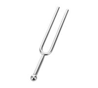 FUNOMOCYA 440 Hz a Tuning Fork Metal Music Tuning Tool for Violin and String Instruments Portable Design Silver