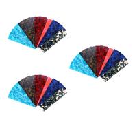FUNOMOCYA 45pcs DIY Guitar Pick Strip Sheets Musicians Recommended Celluloid Material Three Thickness Mixed Light Medium and Heavy for Guitar Pick Punch Easy to Use Color Style
