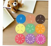 FUNOMOCYA 45pcs Fraction Circles EVA Math Manipulatives Lightweight Educational Tools for Early Math Skills Critical Thinking Montessori Learning