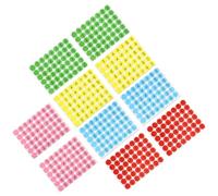 FUNOMOCYA 480pcs Price Tags Stickers Pack with 10 Sheets of Self-Adhesive Paper Labels, Vibrant Design for Convenient Price Display, for Garage and Supermarkets