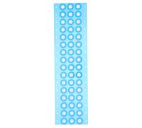 FUNOMOCYA 48pcs Eptfe Synthetic Filter Paper Adhesive Discs for Tissue Cell Culture Bottle Caps Breathable Film Sealing Stickers for Biomedical Laboratory Use