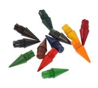 FUNOMOCYA 48pcs Replaceable Graphite Pencil Tips No-Sharpening Inkless Refill Heads for Elementary Office Use Ergonomic Screw Design Comfortable Grip Writing Replacement