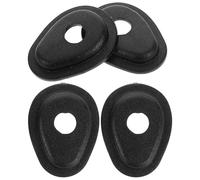 FUNOMOCYA 4pcs 4pcs Front Rear Motorcycle Turn Signal Indicator Adapter Spacers Black Extension Brackets for Enhanced Visibility and Safety Compatible with Popular Sport Bikes