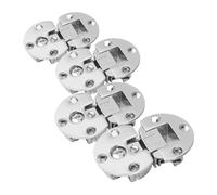 FUNOMOCYA 4pcs Adjustable Hidden Cabinet Hinges Concealed Cupboard Door Hardware for Kitchen Wardrobes Furniture with Space Saving Design