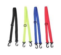 FUNOMOCYA 4Pcs Adjustable Ski Boot Carrier Straps 25Mm X 1.5M Set with Red, Blue, Black, and Light Green for Outdoor Skiing and Snowboard Transport
