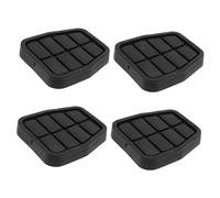 FUNOMOCYA 4pcs Brake Clutch Pedal Pad with Slip Covers for Easy Install Automotive Interior Replacement for Safe Long Drives