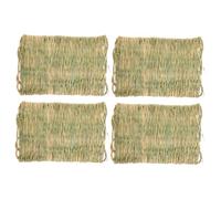 FUNOMOCYA 4pcs Breathable Chicken Nesting Cushion Mats for Coop Liners for Laying Comfortable Bedding for Chickens Easy to Clean Maximize Drainage Nesting Box Liners