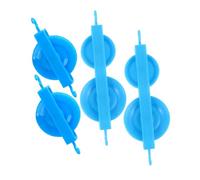 FUNOMOCYA 4pcs Educational Pulley Plastic Double and Single Pulley Mechanics Teaching Aid Lightweight Physics Experiment Equipment for School Science Labs