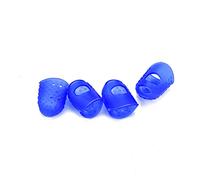 FUNOMOCYA 4pcs Guitar Fingertip Protectors Silicone Finger Guards for Ukulele Electric Guitar Mandolin Relief