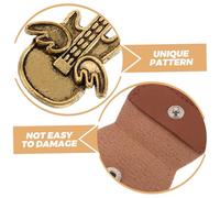 FUNOMOCYA 4pcs Guitar Pick Holder Keychain PU Case with Artistic Wing Pendant Compact Portable Plectrum Storage Bag for Guitarists Practical Pick Organizer Guitar Accessories