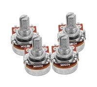 FUNOMOCYA 4pcs Guitar Potentiometers with Shaft Tone Control Knob for Electric Guitar and Bass Durable Audio Pots for Enhanced Sound Performance