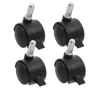 FUNOMOCYA 4pcs Heavy Duty Caster Wheels Small 1 Inch Swivel with Lock Replacement Wheels for Furniture