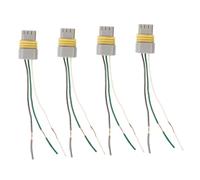 FUNOMOCYA 4pcs Heavy Duty Pin Ignition Coil Female Connector Plugs for Auto Electrical Wire Compatible with Cars Trucks Copper Wire Durable Design for Reliable High Voltage Socket Connection