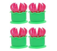 FUNOMOCYA 4pcs Manual Baozi Maker Mold, Household Steam Bun and Dumpling Molding Tool, Kitchen Cooking Supply for Chinese Pastry and Stuffed Bun Preparation