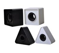 FUNOMOCYA 4pcs Microphone Flag Station Covers Lightweight Portable Microphone Logo Covers for Interviews Tv Broadcast Conference with Black and White Square