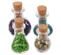 FUNOMOCYA 4Pcs Miniature Potion Bottles Tiny Dollhouse Accessories for Halloween Decor Realistic Witch Decor Decoration for Dollhouses Unique Design for Miniature Scenes